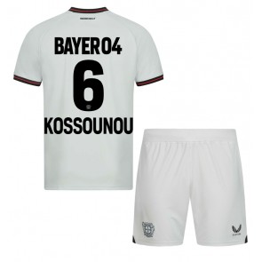 Bayer Leverkusen Odilon Kossounou #6 Gostujuci Dres za Dječji 2023-24 Kratak Rukavima (+ kratke hlače)